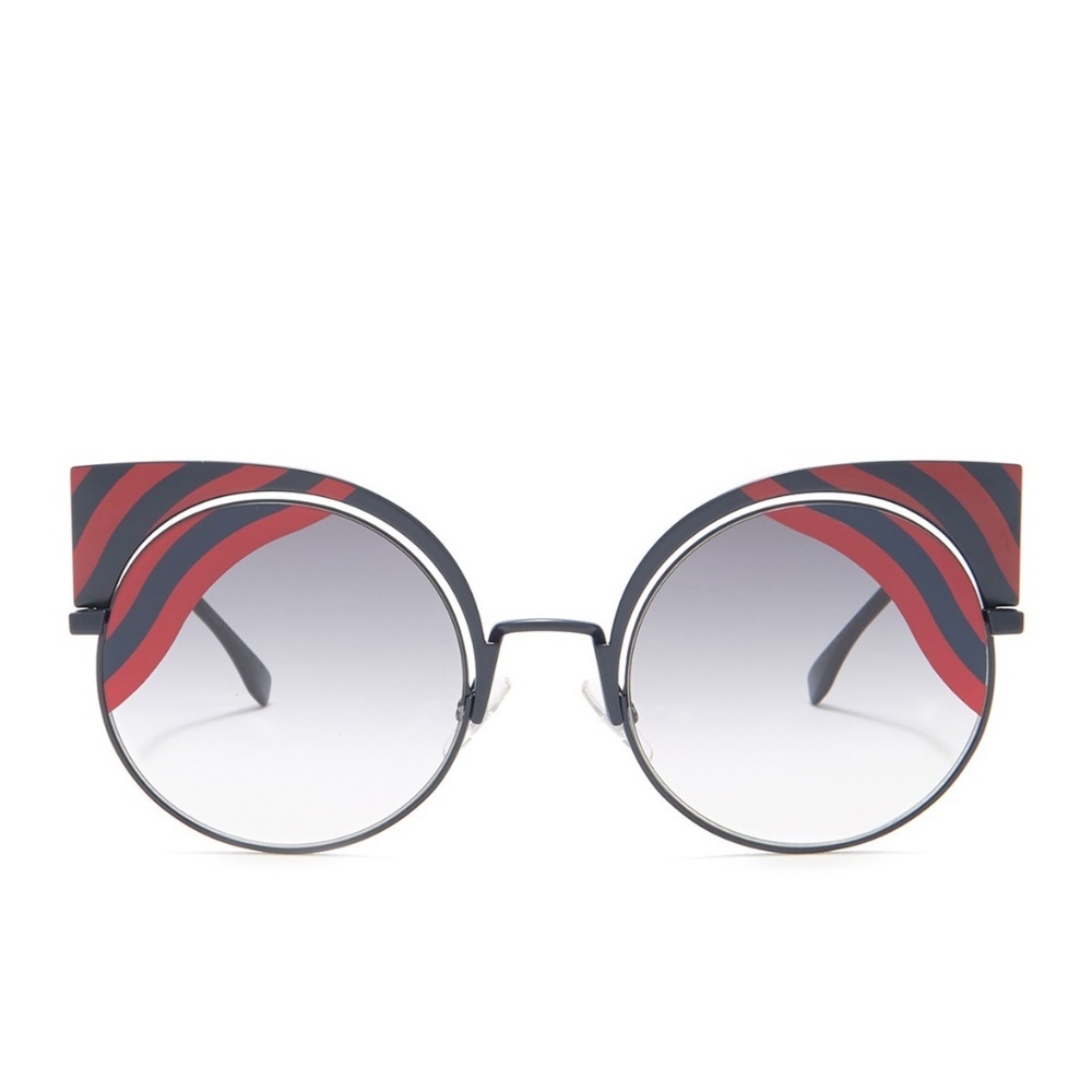 FENDI 53mm Cat Eye Red Sunglasses NWT - Picture 3 of 6